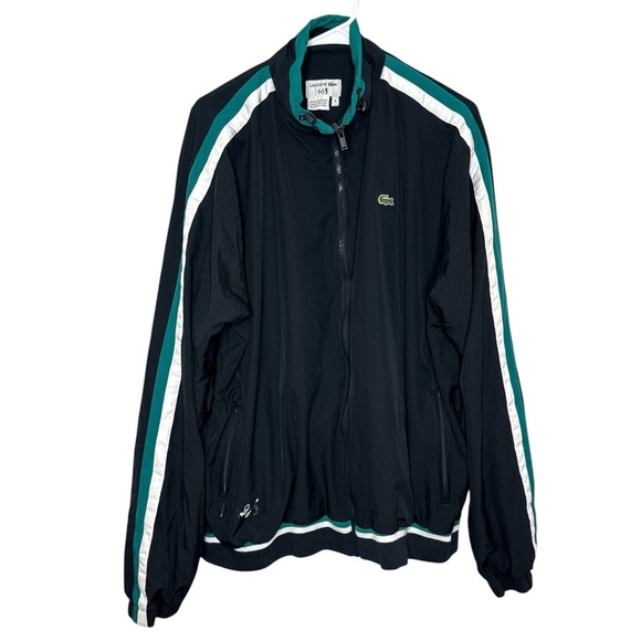 Lacoste Other - Lacoste Andy Roddick Blue Zip Track Tennis Jacket Size 9
